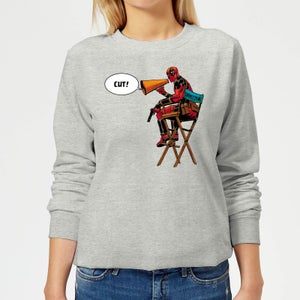 Marvel Deadpool Director Cut Women's Sweatshirt - Grey