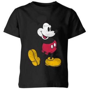 T-Shirt Enfant Disney Mickey Mouse Pose Classique - Noir