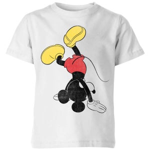 T-Shirt Enfant Disney Mickey Mouse sur les Mains - Blanc