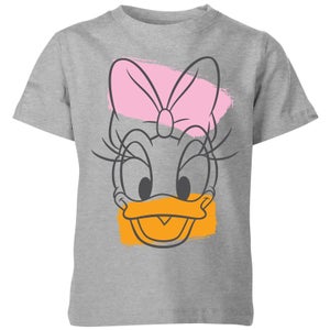 Disney Daisy Duck Head Kinder T-Shirt - Grau