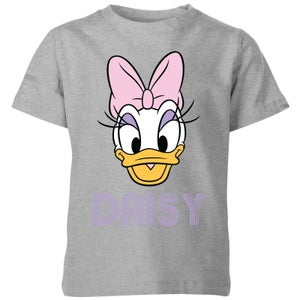 Disney Daisy Face Kids' T-Shirt - Grey