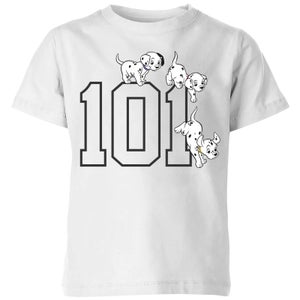 T-Shirt Enfant Disney 101 Chiots 101 Dalmatiens - Blanc