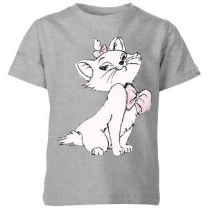 Disney Aristocats Marie Kinder T-Shirt - Grau