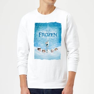 Disney Frozen Snow Poster Sweatshirt - White