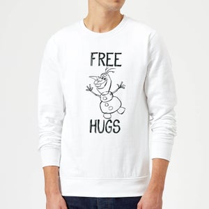 Frozen Olaf Free Hugs Trui - Wit