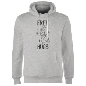 Disney Frozen Olaf Free Hugs Hoodie - Grey