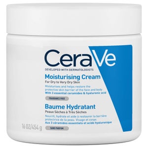 CeraVe Moisturising Cream Pot with Ceramides for Dry to Very Dry Skin 454g