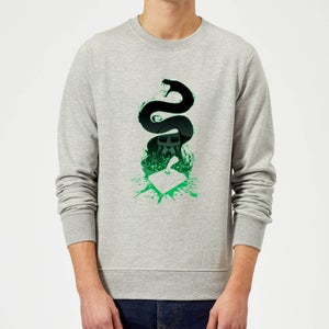 Harry Potter Basilisk Silhouette Sweatshirt - Grey