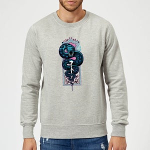 Harry Potter Neon Basilisk Sweatshirt - Grey