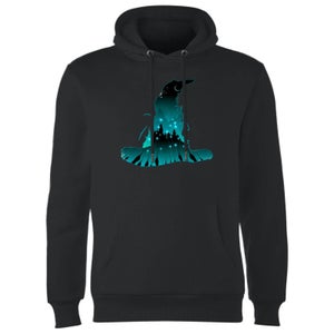 Harry Potter Hogwarts Silhouette Hoodie - Black