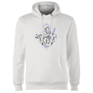 Harry Potter Centaur Line Art Hoodie - White