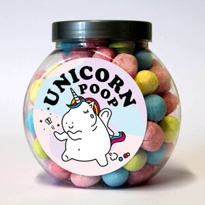 Unicorn Poop Bon Bon Jar