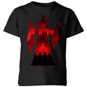 Harry Potter Minerva McGonagall Silhouette Kids' T-Shirt - Black