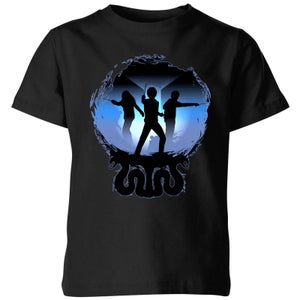 Harry Potter Silhouet Attack kinder t-shirt - Zwart