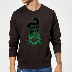 Harry Potter Basilisk Silhouette Sweatshirt - Black