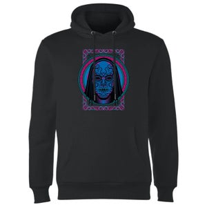 Harry Potter Neon Death Eater Mask Hoodie - Black