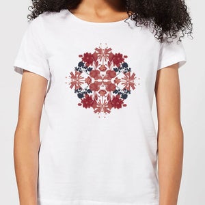 Natural History Museum Flowers And Leaves Women's T-Shirt - White