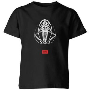 Natural History Museum Bug Fashion Print Kids' T-Shirt - Black