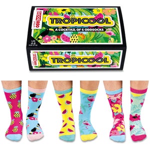 United Oddsocks Women's Tropicool Socks Gift Set