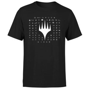 T-Shirt Homme Emblèmes 25e Anniversaire de Magic : The Gathering - Noir