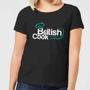 British Cook Green Women's T-Shirt - Black