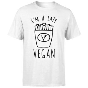 Lazy Vegan Men's T-Shirt - White