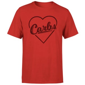 Love Carbs Men's T-Shirt - Red