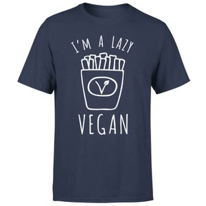Lazy Vegan Men's T-Shirt - Navy