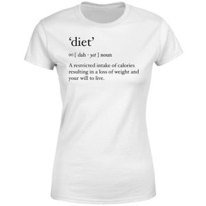 Dictionary Diet Women's T-Shirt - White