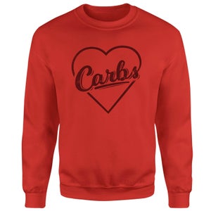 Love Carbs Sweatshirt - Red