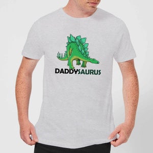 Daddysaurus Men's T-Shirt - Grey