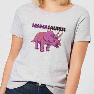 Mama Saurus Women's T-Shirt - Grey