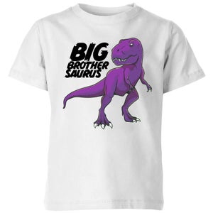 Im A Big Brothersaurus Kids' T-Shirt - White