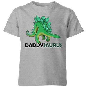 Daddysaurus Kids' T-Shirt - Grey