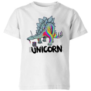 DinoUnicorn Kids' T-Shirt - White