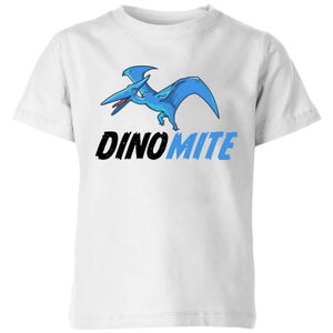 Dino Mite Kids' T-Shirt - White