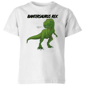 Bantersaurus Rex Kids' T-Shirt - White