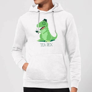 Tea Rex Hoodie - White