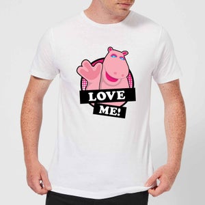 Rainbow Love Me George Men's T-Shirt - White