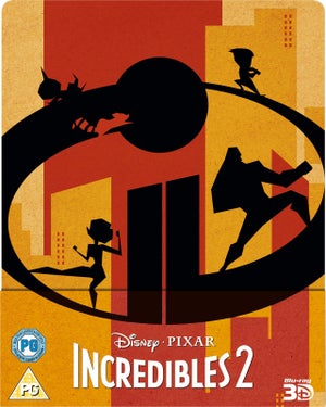 Incredibles 2 3D (Includes 2D Version) - Zavvi Exclusive Steelbook
