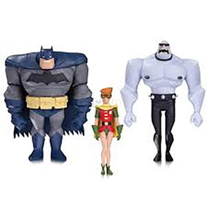 Lot de 3 Figurines Batman Robin Mutant DC Comics Batman Animated