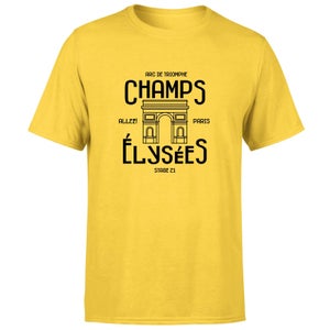 Champs Elysees Winner Men's T-Shirt - Yellow