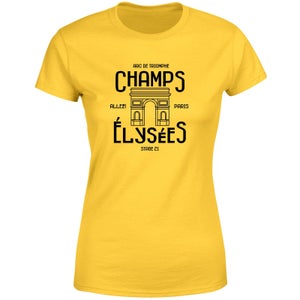 Champs Elysees Winner Women's T-Shirt - Yellow