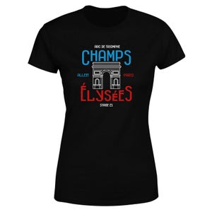Champs Elysees Women's T-Shirt - Black