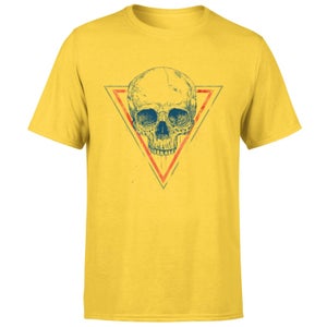 Balazs Solti Skull Men's T-Shirt - Yellow