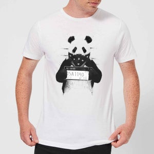 Balazs Solti Bandana Panda Men's T-Shirt - White