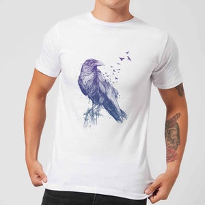 Balazs Solti Birds Flying Men's T-Shirt - White