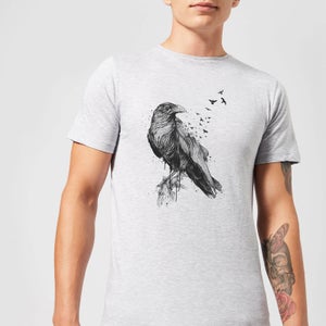 Balazs Solti Birds Flying Men's T-Shirt - Grey