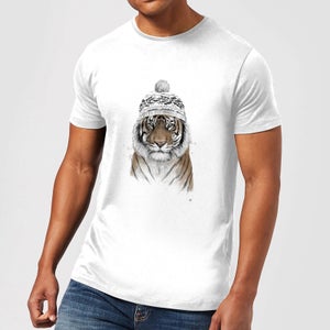 Balazs Solti Winter Tiger Men's T-Shirt - White