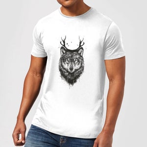 Balazs Solti Wolf Men's T-Shirt - White